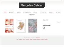 Tablet Screenshot of mercedescebrian.com